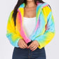 RAINBOW BUNNY FUR JACKET