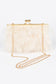 FAUX BOX CROSSBODY CLUTCH