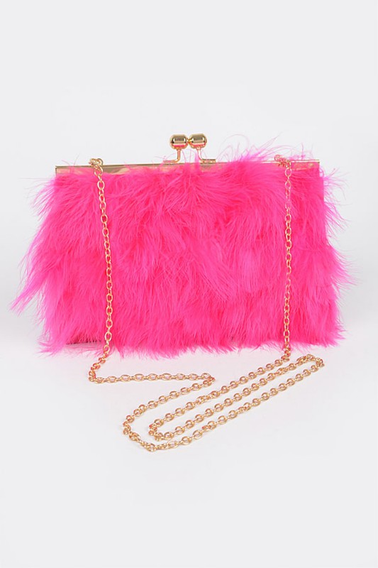 FAUX BOX CROSSBODY CLUTCH